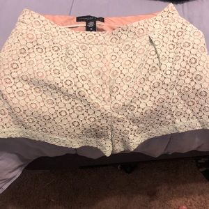 Victoria Beckham lace shorts